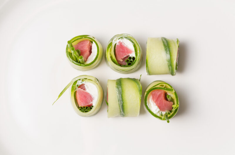 Keto Gurken Sushi